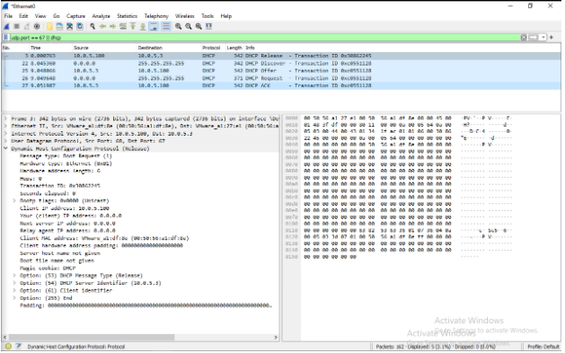 wireshark capture